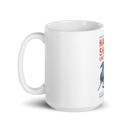 HSE White glossy mug